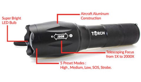 Free Hybeam Flashlight